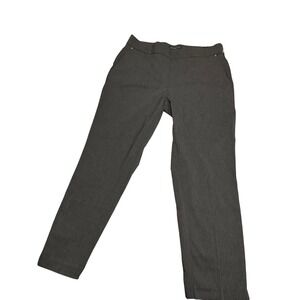 Counterparts Womens Gray Ponte Knit Stretch Dress Pants Size L